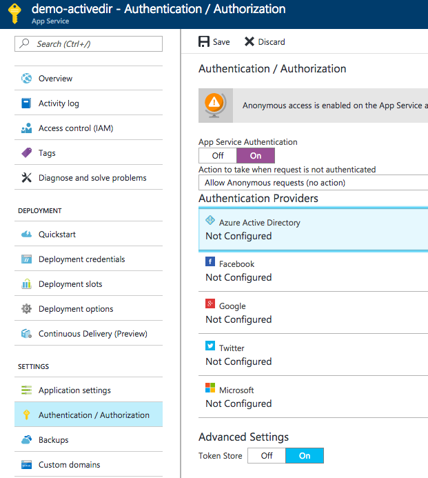 Activate AD authentication - 1