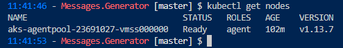 One node when starting