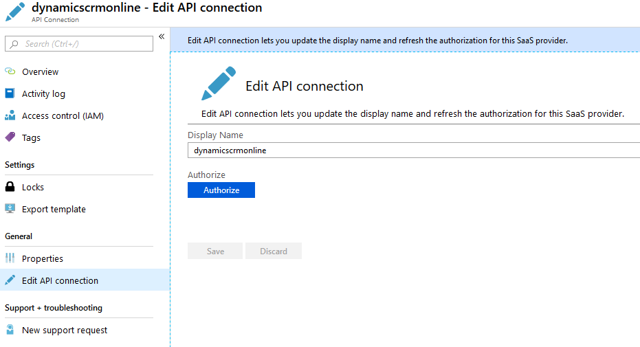 Authorizing an API after deploy
